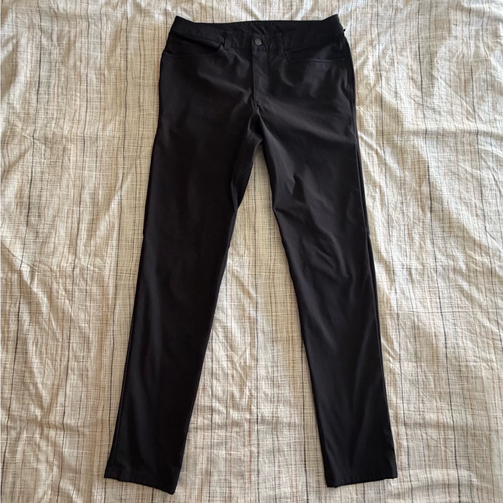 Men’s Black Lululemon Abc Trousers